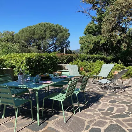 Vue Jardin à Pied - St-tropez 25km Appartement